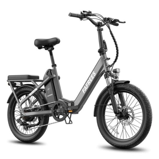 Elektrofahrrad Fafrees F20 Flex - Motor 250 W, Scheibenbremsen Mechanisch - Grau Gewehrschaft
