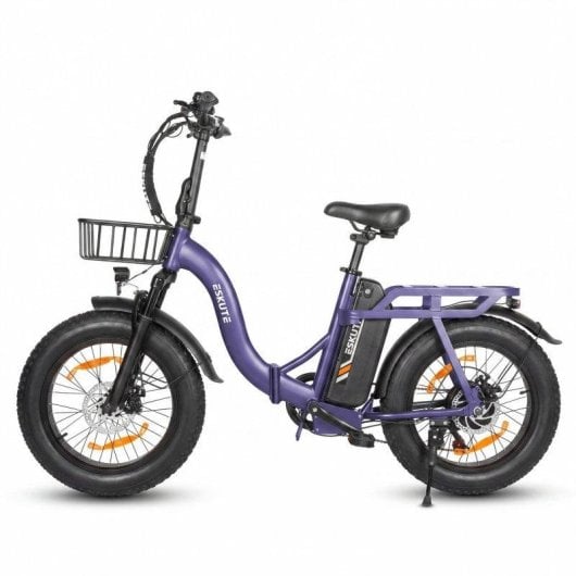 Vélo électrique Eskute D202 - Moteur 250W Batterie 48V20.8ah Pneus 20x4 Freins à disque