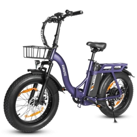 Vélo électrique Eskute D202 - Moteur 250W Batterie 48V20.8ah Pneus 20x4 Freins à disque