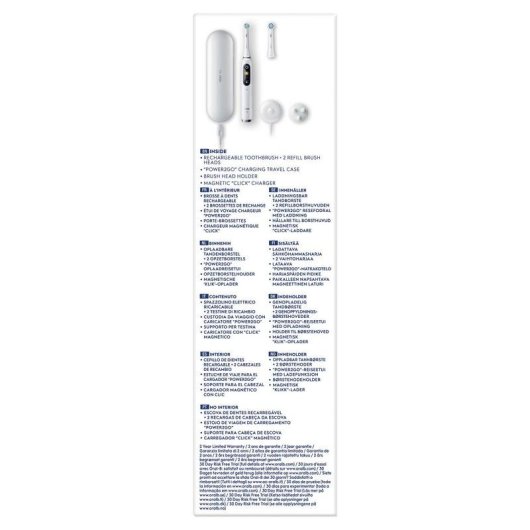Spazzolino Elettrico Oscillante Oral-B iO 9S 7 Modalità 2 Testine Sensore Pressione IA