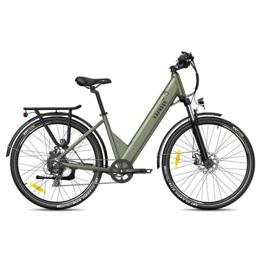 Bicicleta Eléctrica Fafrees F28 Pro Motor 250W Batería 36V 15Ah Verde Mate