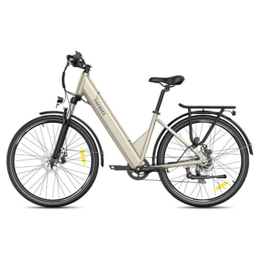 Bicicleta Eléctrica Fafrees F28 Pro Motor 250W Batería 36V 15Ah Champagne