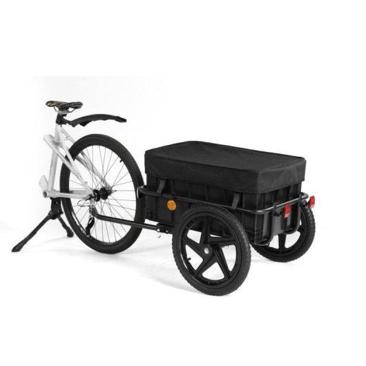 Anhänger Sepnine 20316n 50kg, Abnehmbare Griffe, Abdeckung, Räder 40cm - Schwarz