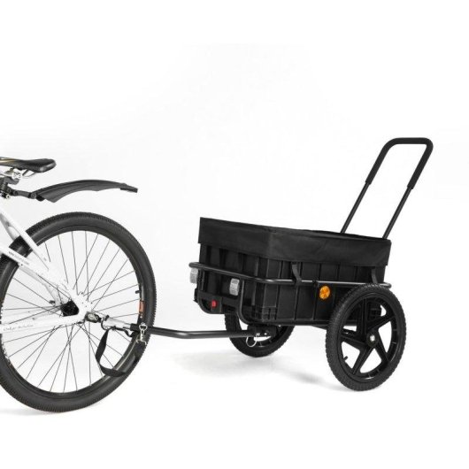 Anhänger Sepnine 20316n 50kg, Abnehmbare Griffe, Abdeckung, Räder 40cm - Schwarz