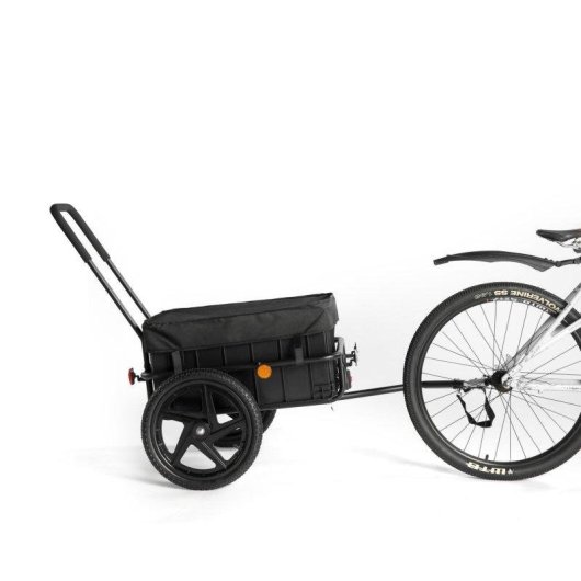Anhänger Sepnine 20316n 50kg, Abnehmbare Griffe, Abdeckung, Räder 40cm - Schwarz