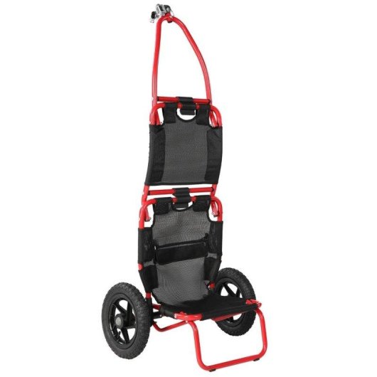 Fahrradanhänger Klappbar Sepnine 8009t 20kg Aluminium Räder 30,48cm Rot