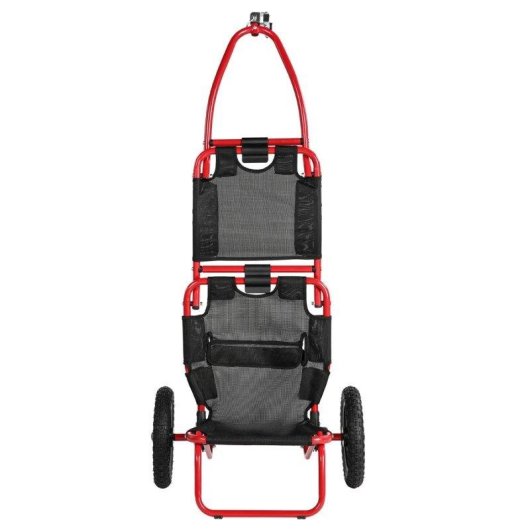 Fahrradanhänger Klappbar Sepnine 8009t 20kg Aluminium Räder 30,48cm Rot