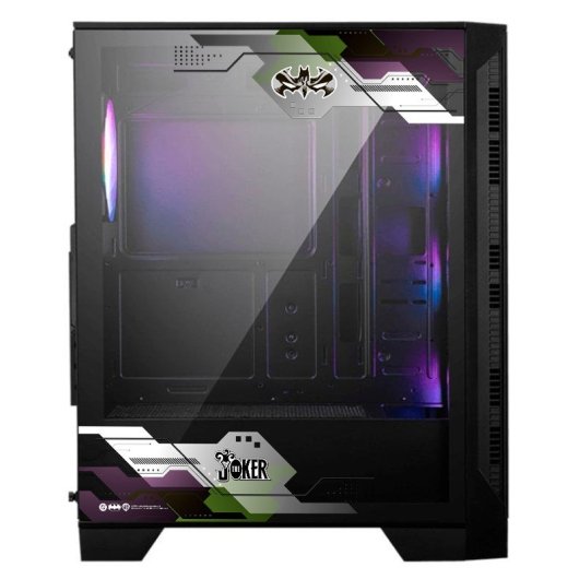 Torre PC MSI MAG FORGE 121A AIRFLOW ARGB Semi Torre ATX Cristal Templado USB 3.0 Negra Joker II Edition