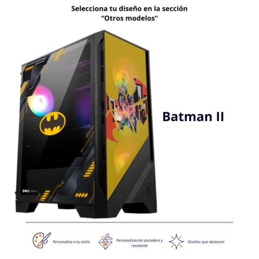 Torre PC MSI MAG FORGE 121A AIRFLOW ARGB Semi Torre ATX Cristal Templado USB 3.0 Negra Joker II Edition