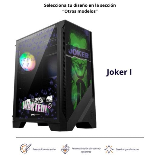 Torre PC MSI MAG FORGE 121A AIRFLOW ARGB Semi Torre ATX Cristal Templado USB 3.0 Negra Joker II Edition