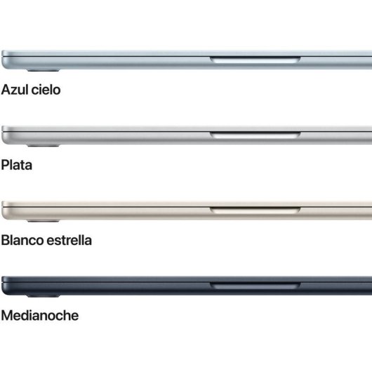 Apple MacBook Air 13" M5 16GB 512GB SSD GPU 10 núcleos macOS Medianoche