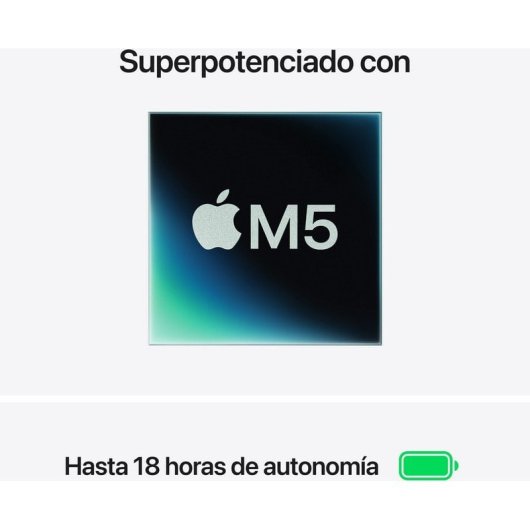 Apple MacBook Air 13" M5 16GB 512GB SSD GPU 10 núcleos macOS Medianoche