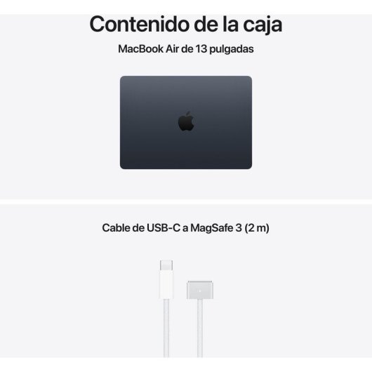 Apple MacBook Air 13" M5 16GB 512GB SSD GPU 10 núcleos macOS Medianoche