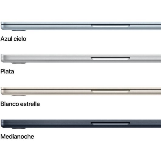 Apple MacBook Air 13" Apple M5 16GB 512GB SSD GPU 10 núcleos mac OS Blanco Estrella + Cargador 35W