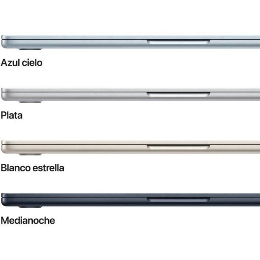 Apple MacBook Air 13" Apple M5 16GB 512GB SSD GPU 10 núcleos macOS Azul Cielo + Cargador 35W