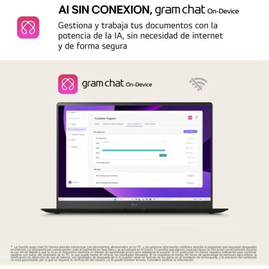 Portátil LG Gram 17Z90TL 17" Intel Core Ultra 7 258V 32GB 512GB SSD Intel Arc FreeOS