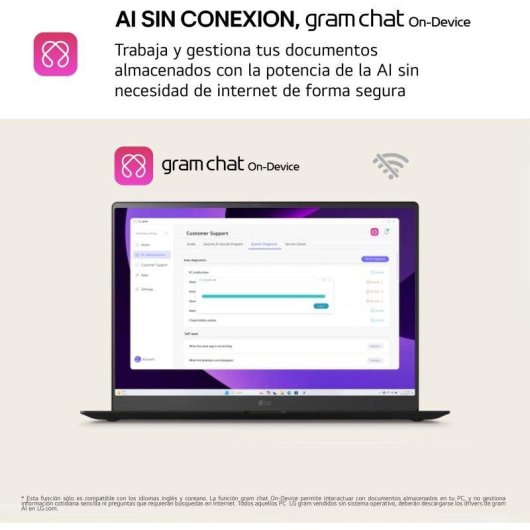 Ordinateur portable LG Gram 16" Intel Core Ultra 7 32GB 512GB SSD Arc FreeOS Noir