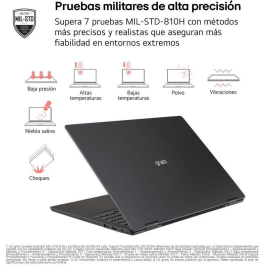 Portátil LG Gram 14" AMD Ryzen AI 7 450 32GB 512GB SSD Radeon Windows 11