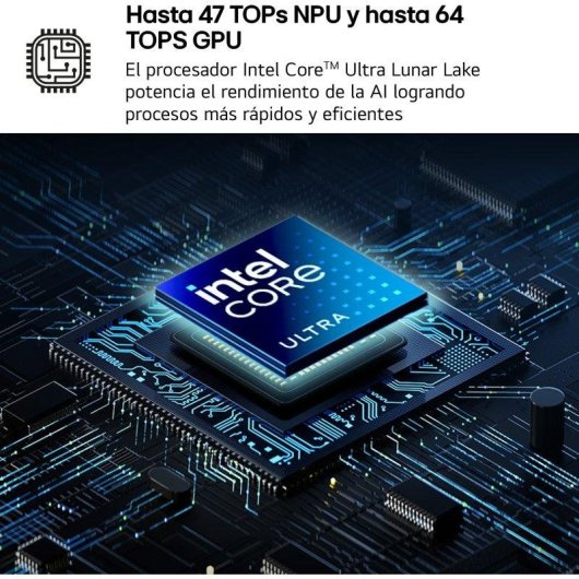 Portátil LG Gram 16Z90TL-G.AU88BN 16" Intel Core Ultra 7 258V 32GB 1TB SSD Intel Arc Windows 11