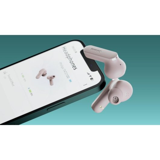 Auriculares Philips TAT2100 inalámbricos Bluetooth TWS para llamadas y música rosa