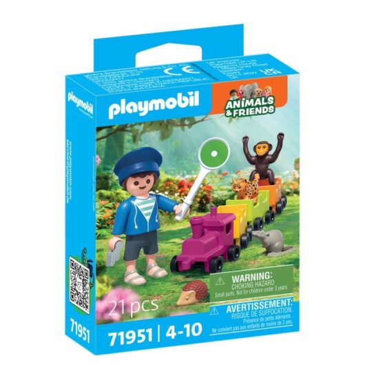 Figura de brinquedo Playmobil Playmo-Friends 71951 5 peças multicolor plástico