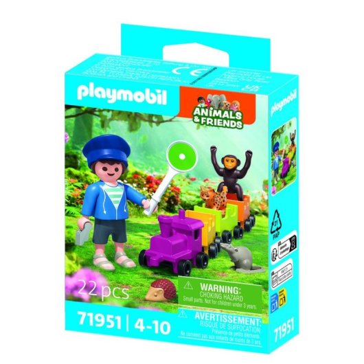 Figura de brinquedo Playmobil Playmo-Friends 71951 5 peças multicolor plástico