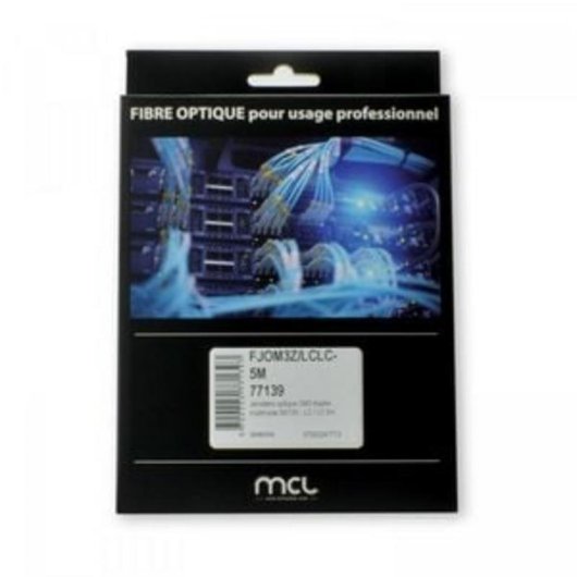 Cable fibre optique MCL LC/LC 5 m OM3 multimode duplex