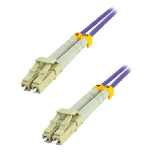 Cable fibre optique MCL LC/LC 5 m OM4 multimode duplex