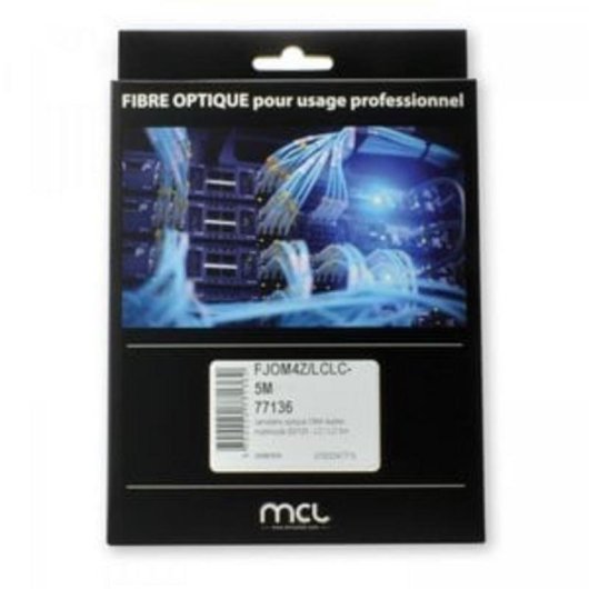Cable fibre optique MCL LC/LC 5 m OM4 multimode duplex