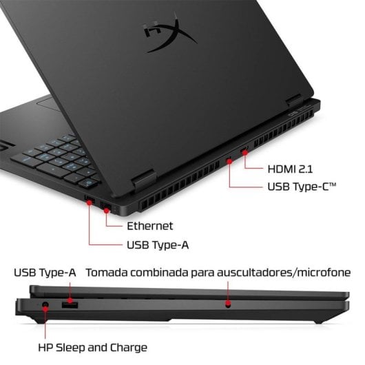 HP HyperX OMEN Gaming 15-gb0013 AMD Ryzen 5 240/16GB/512GB SSD/RTX5050/15.3" (PT)