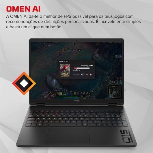 HP HyperX OMEN Gaming 15-gb0013 AMD Ryzen 5 240/16GB/512GB SSD/RTX5050/15.3" (PT)