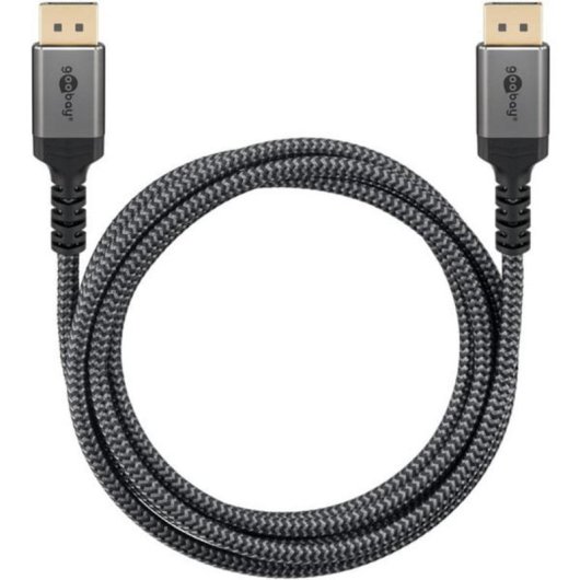 Cable DisplayPort 2.1 Goobay Plus 1 m gris