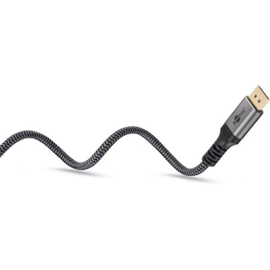 Cable DisplayPort 2.1 Goobay Plus 1 m gris