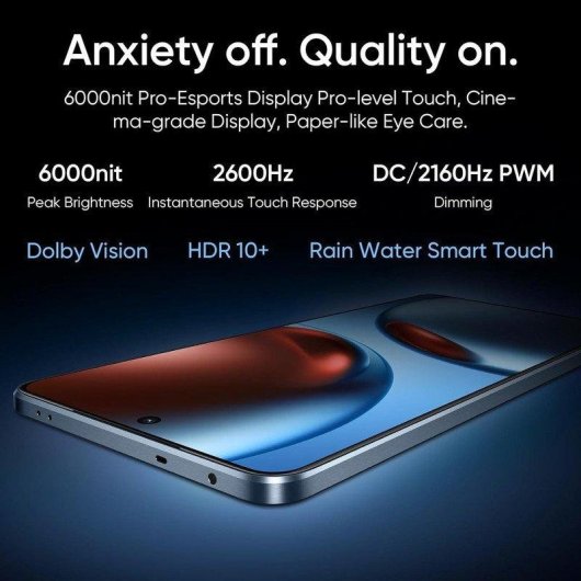 Realme GT 7 5G Azul 12GB 512GB 6,78" batería 7000 mAh