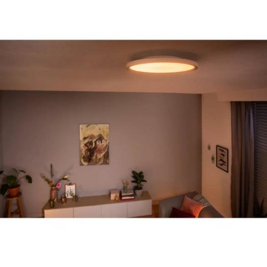 Lámpara de techo LED Philips Aurelle Round 2450 lm regulable blanco