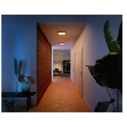Panel cuadrado inteligente Philips Aurelle Bluetooth/Zigbee Negro