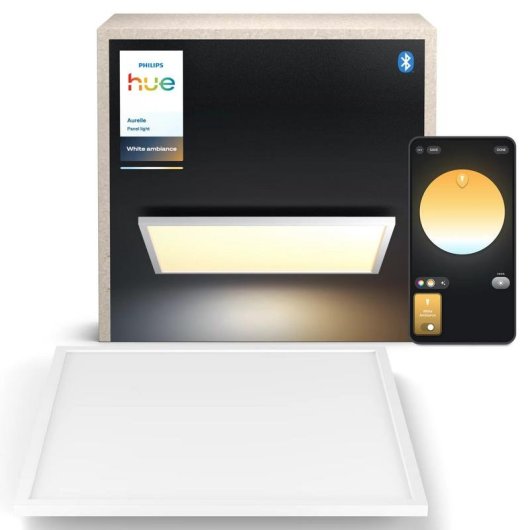 Intelligente LED-Deckenleuchte Philips Aurelle Bluetooth/Zigbee 600x600 mm