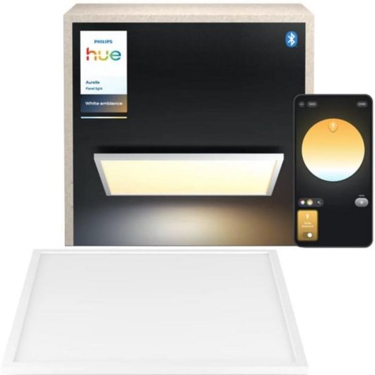 Intelligente LED-Deckenleuchte Philips Aurelle Bluetooth/Zigbee 600x600 mm