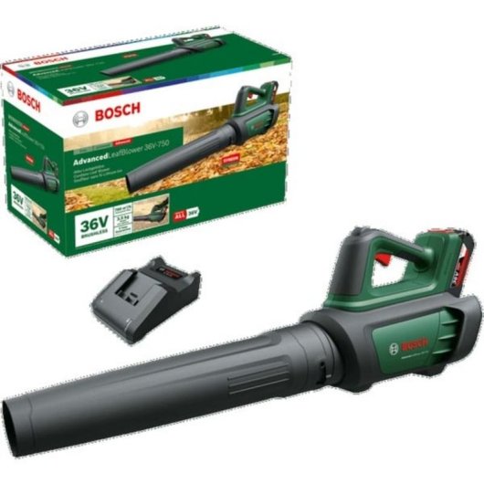 Soplador de hojas Bosch AdvancedLeafBlower 36V-750 200 km/h 780 m³/h