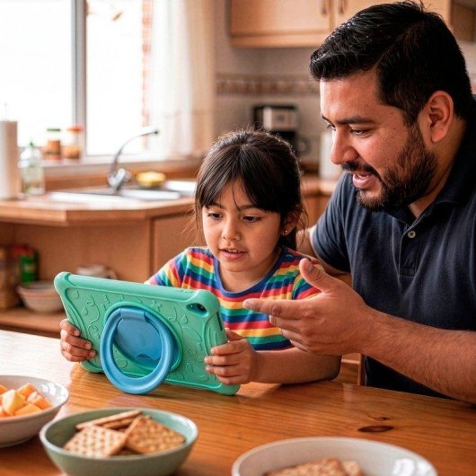 Tablet SPC Wuum Tab WiFi 10,1" 3GB 128GB Azul con funda infantil