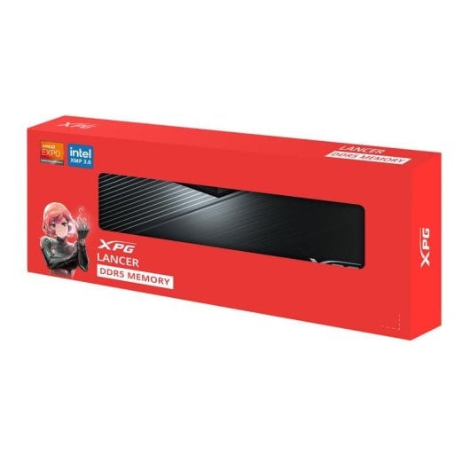 Mémoire RAM ADATA XPG Lancer Blade 16Go 1x16Go DDR5 6000MHz CL48 AMD EXPO Noir