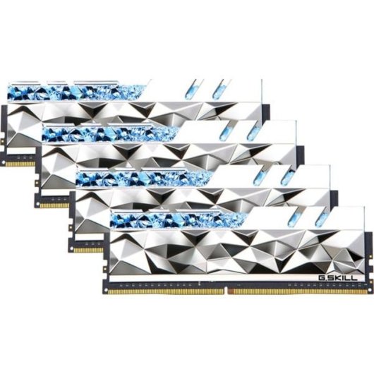 Arbeitsspeicher RAM G.Skill Trident Z Royal 64GB 4x16GB DDR4 3600MHz CL16 RGB Silber Intel XMP
