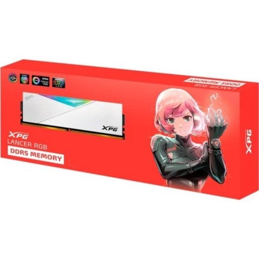 Arbeitsspeicher RAM ADATA LANCER RGB 16GB 1x16GB DDR5 7200MHz CL34 AMD EXPO Weiß