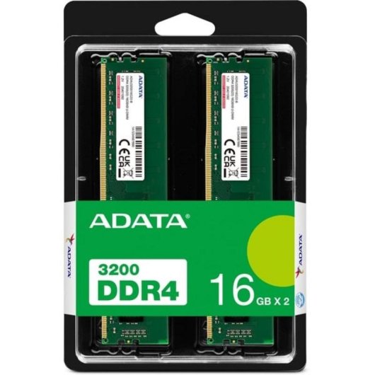 Arbeitsspeicher RAM ADATA AD4U320016G22-DTGN 32GB 2x16GB DDR4 3200MHz CL22 Grün