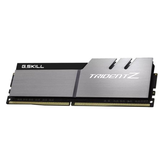 Memória RAM G.Skill F4-3200C16D-32GTZSK 32GB 2x16GB DDR4 3200MHz CL16 Heatsink Preto Ouro Prateado