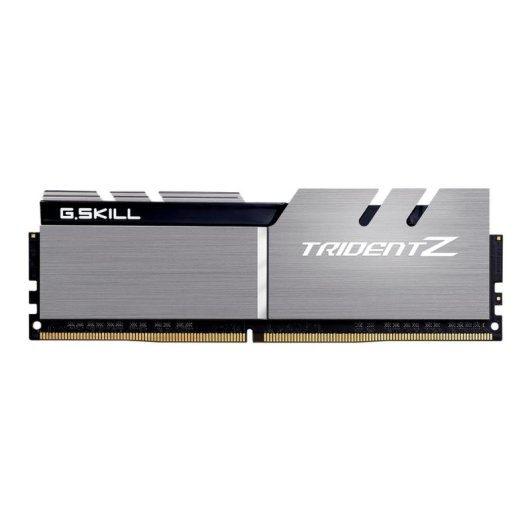 Memória RAM G.Skill F4-3200C16D-32GTZSK 32GB 2x16GB DDR4 3200MHz CL16 Heatsink Preto Ouro Prateado