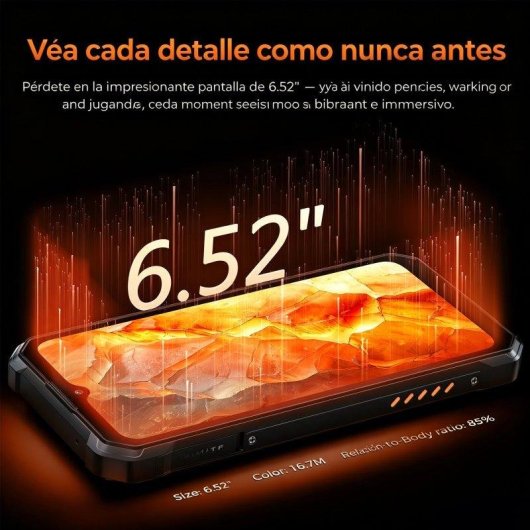 Oukitel WP53 4G 8GB 6.52" 128GB Schwarz Outdoor