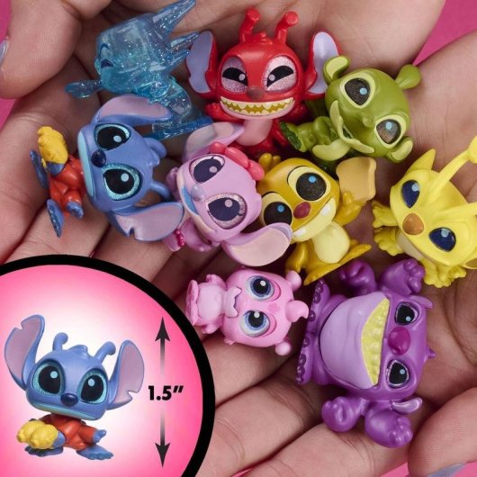 Figuras de juguete Just Play Doorables Stitch Experiments Collection Peek Multicolor