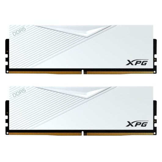 Memoria RAM ADATA LANCER 32GB 2x16GB DDR5 6000MHz CL30 AMD EXPO RGB blanco