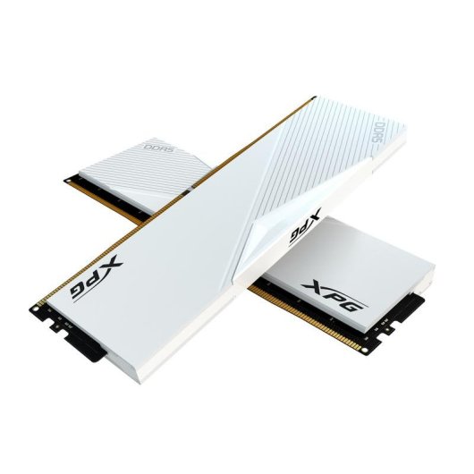 Memoria RAM ADATA LANCER 32GB 2x16GB DDR5 6000MHz CL30 AMD EXPO RGB blanco